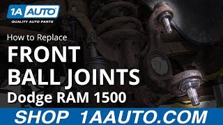 How to Replace Front Ball Joints 9402 Dodge RAM 1500