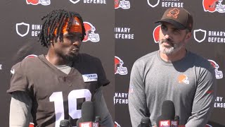 Kevin Stefanski & Marquise Goodwin LIVE Cleveland Browns Press Conference