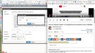 How to Embed a Video Into a Schoology Assignment