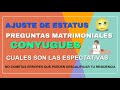 PREGUNTAS MATRIMONIALES DEL AJUSTE DE ESTATUS