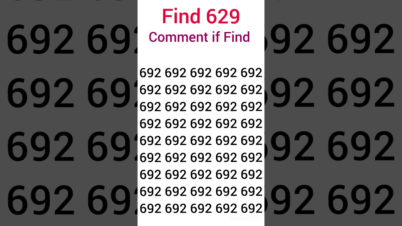Find the Hidden Number in 5 Seconds | Mind Challenge