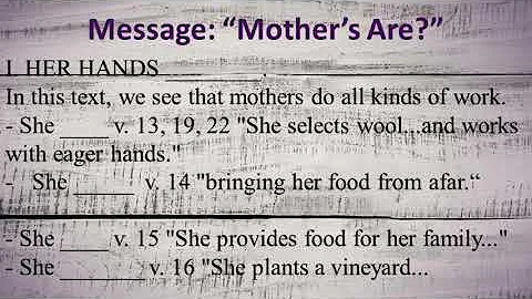 May 10th Service