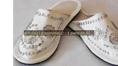 BABOUCHE EN CUIR DU MAROC