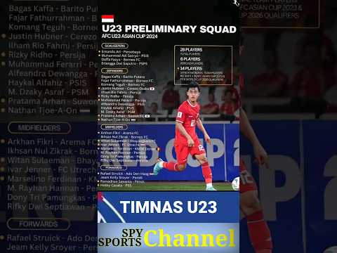 Skuad TIMNAS U23 AFC Asian Cup 2024