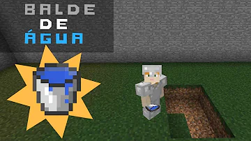 O que fazer com balde no Minecraft?