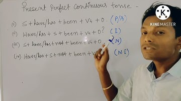 Present perfect continuous tense | Explained with example in Assamese |