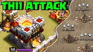 TOP 5 BEST TH11 ATTACK STRATEGIES IN CLASH OF CLANS | TH11 WAR ATTACK STRATEGY
