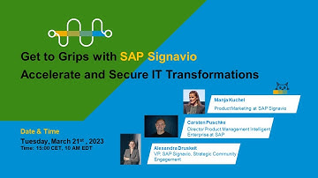 Get to Grips with SAP Signavio – Accelerate and Secure IT Transformations