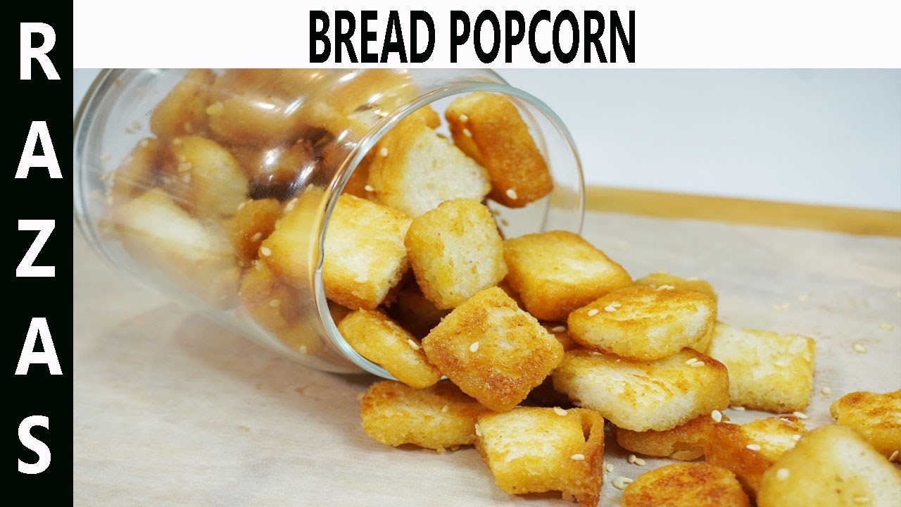 Caramel Bread Popcorn Caramel Popcorn Recipe Sweet & Delicious