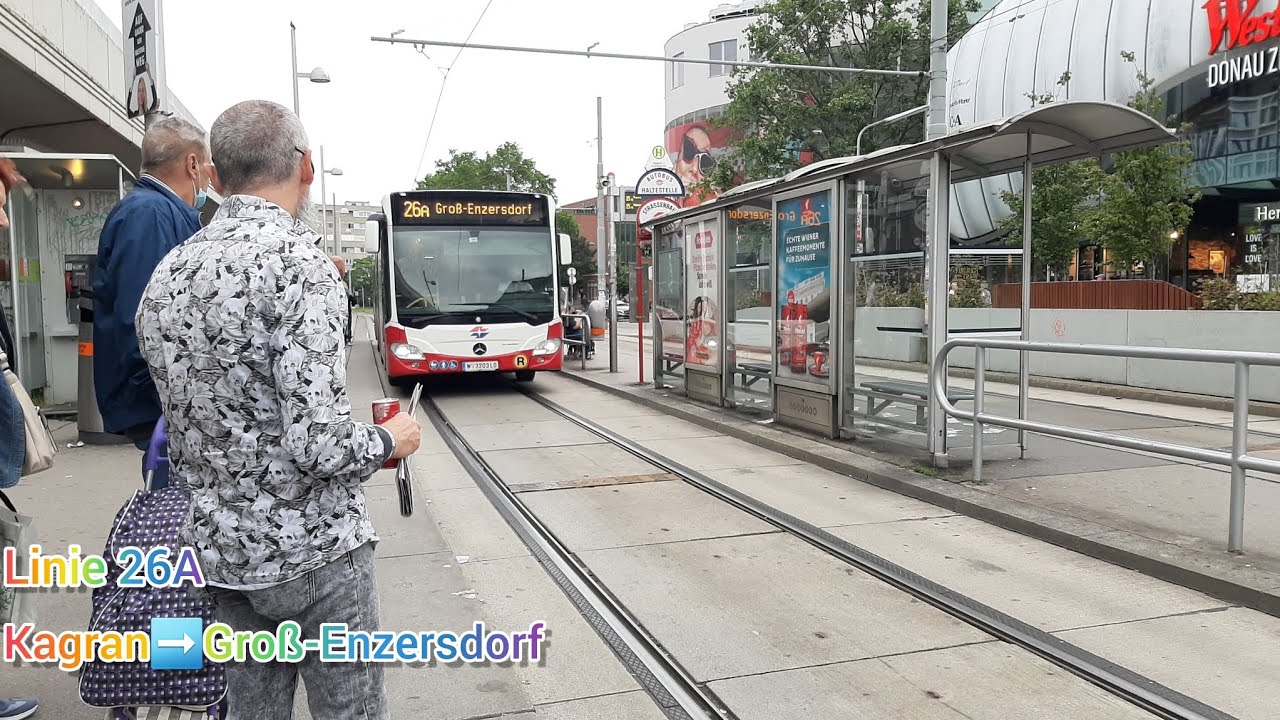Wiener Linien Linie 26A 🚍 #399 Kagran➡️Groß-Enzersdorf