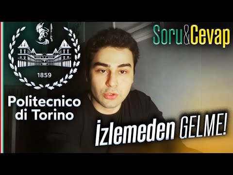 Politecnico di Torino, İtalya ve Eğitim, TIL Sınavı, Vize | Soru Cevap