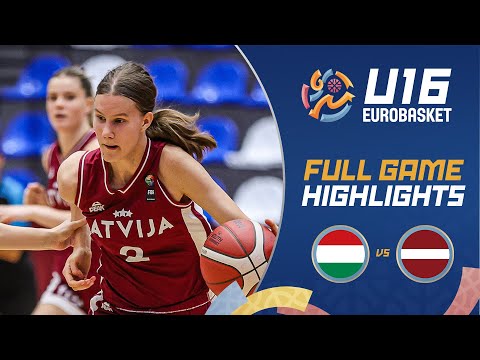 Round of 16: Hungary 🇭🇺 vs Latvia 🇱🇻 | Highlights | FIBA U16 Women's EuroBasket 2025