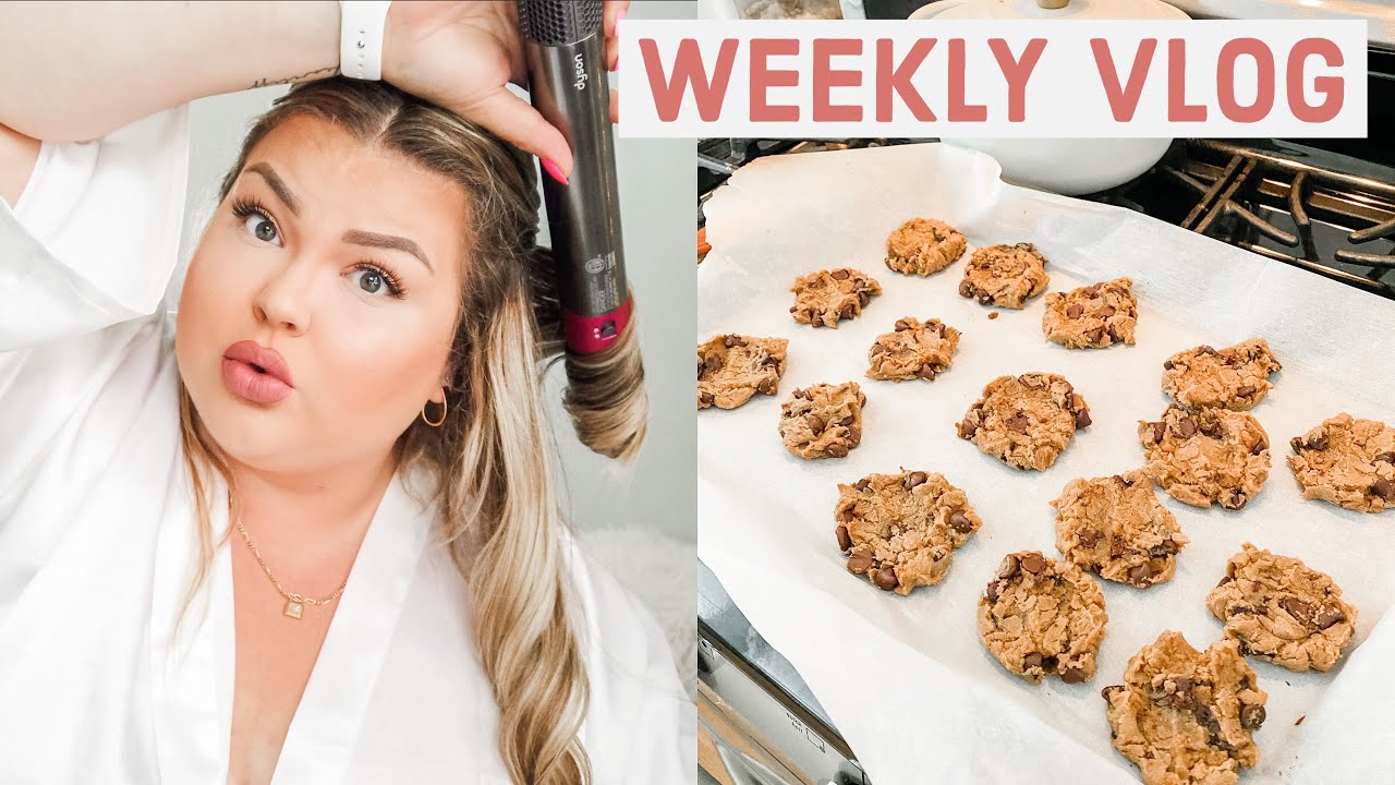 Weekly Vlog | New Fav Hair Tool, Using The Air Fryer & Chickpea COOKIES!