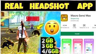 2022 Best Auto Headshot App | Real Sensi ff New Auto Headshot App  | Free Fire Headshot App screenshot 1