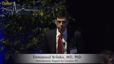 Hemodynamic Support for Complex PCI - Dallas CVI 2016