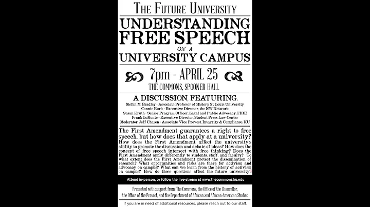 Understanding Free speech on a University Campus, ...