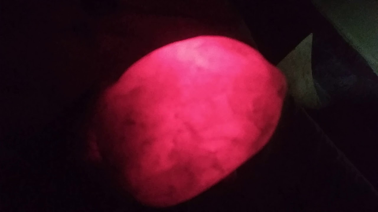 Natural florite stone Glow in the night
