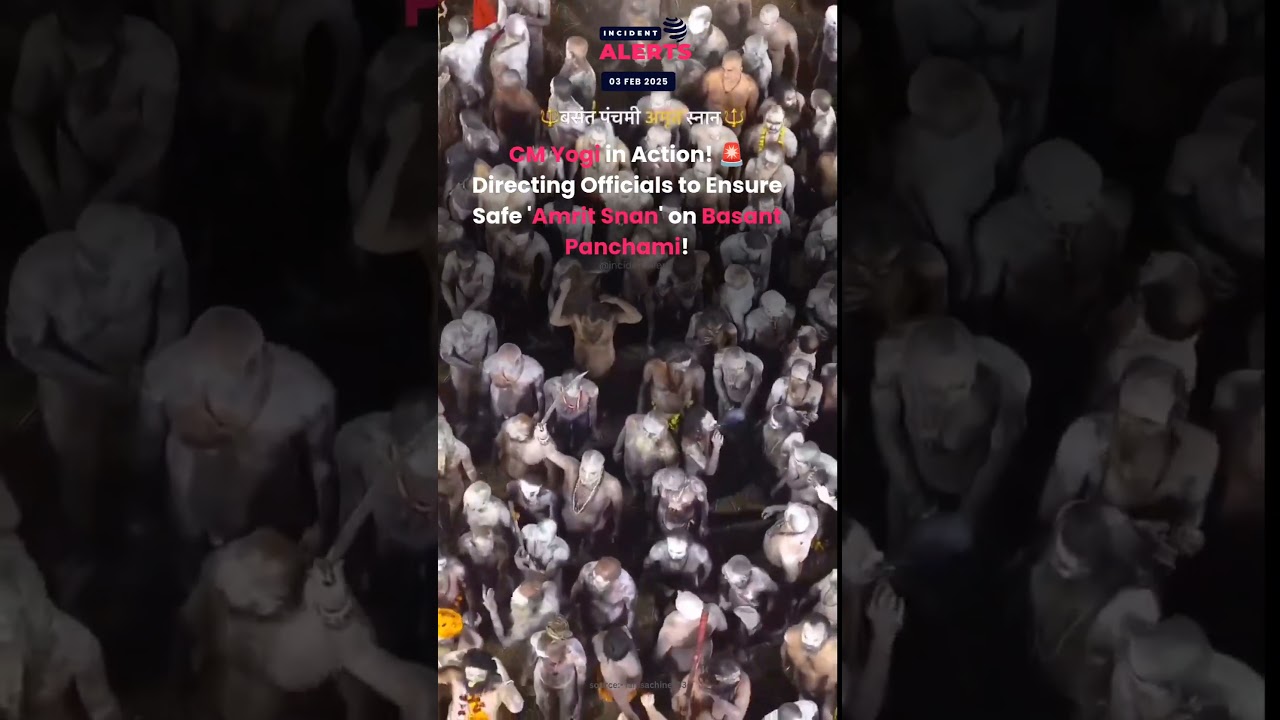 24/7 Monitoring! 👁️ CM Yogi Ensures Safe and Smooth Basant Panchami Festivities! 