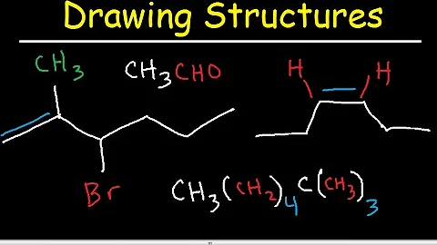 Organic Chemistry Drawing Structures - Bond Line, Skeletal, and Condensed Structural Formulas
