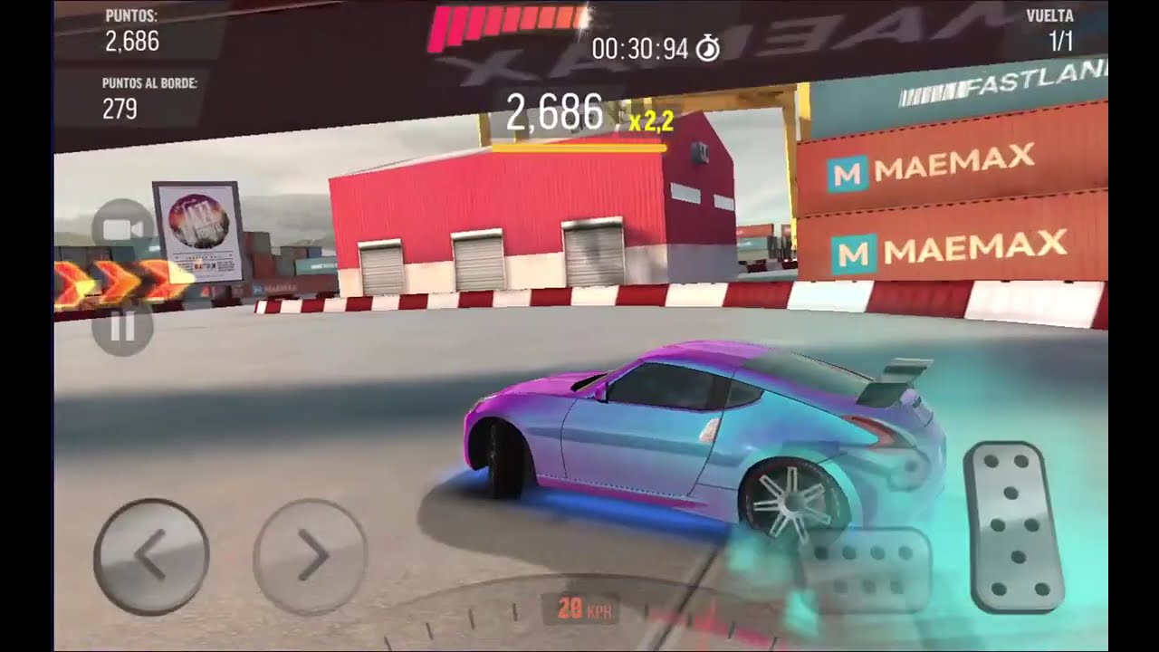 Nissan 370Z - Circuito del Día (Depósito de Contenedores) - Drift Max Pro