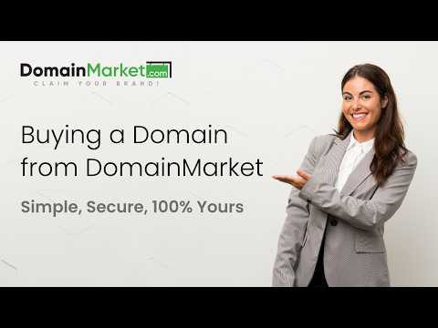How buying a domain from DomainMarket.com works