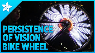 Bike Wheel POV Display with Pro Trinket
