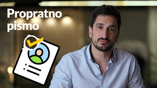 Propratno pismo - Kako napisati CV / UPSKILL