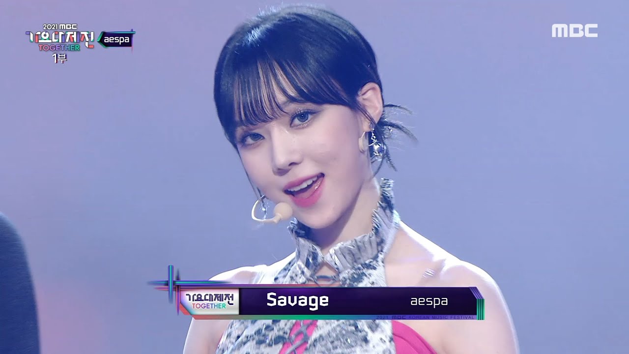 HOT] aespa - Savage, 2021 MBC 가요대제전 211231 - YouTube