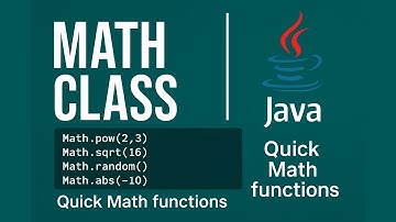 The Math Class in Java