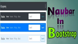 Responsive Navbar using bootstrap in hindi (Easy method) | Navigation Bar Example Using Bootstrap...