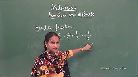 CBSE 7 - STATE 7 - MATH - FRACTIONS AND DECIMALS - PART 1