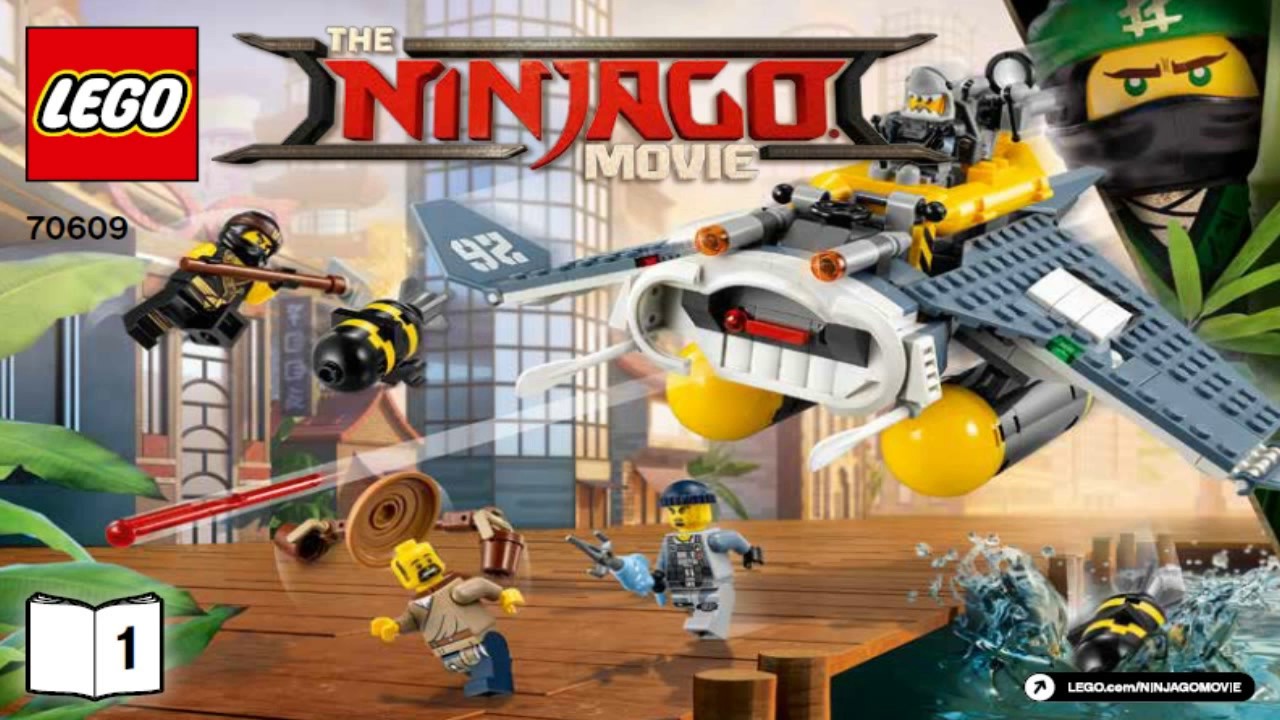 LEGO Ninjago Movie 2017 MANTA RAY BOMBER 70609 Лего Фильм Ниндзяго Бомбардировщик Морской дьявол #1