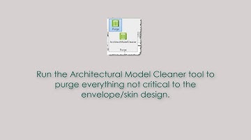 Cleaning an Architectural Model to Reduce File Size