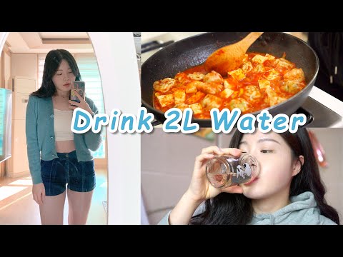No Diet｜3일동안 다이어트 때려치웠어요🍶｜물 2L 마시기 (feat. 올해 최고 몸무게 찍음)