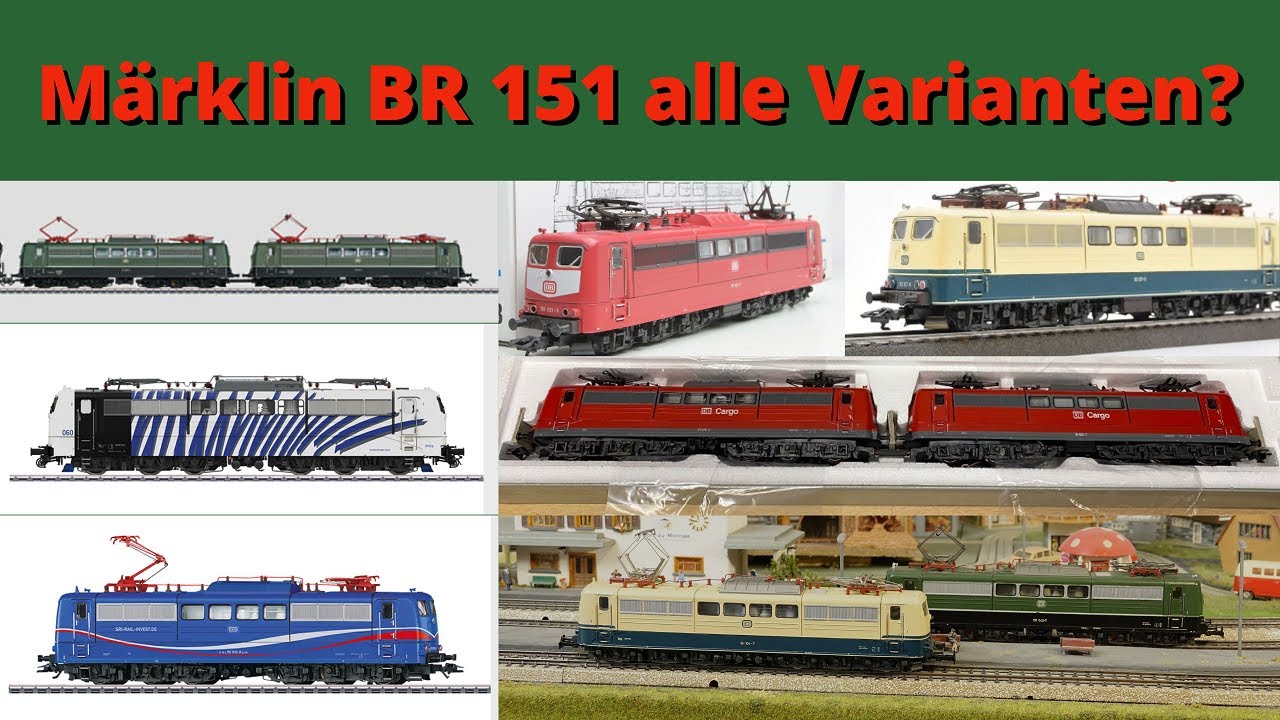 Märklin, eine Primex 3195 für 35;- Euro als Bastler und alle Varianten der BR 151 ???