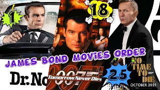 James Bond Movies Order | James Bond Universe