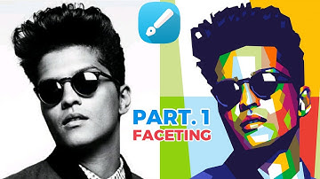 Tutorial Faceting WPAP Infinite Design v.3.4.10 (TIMELAPSE)