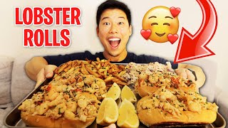 My Girlfriend Made Us Garlic Butter Lobster Rolls | Full Q&A Mukbang