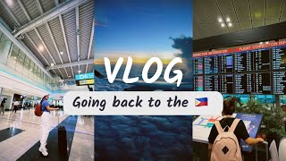 vlog: going home to the Philippines😌🇵🇭, 5 hour layover in Singapore Changi Airport🇸🇬