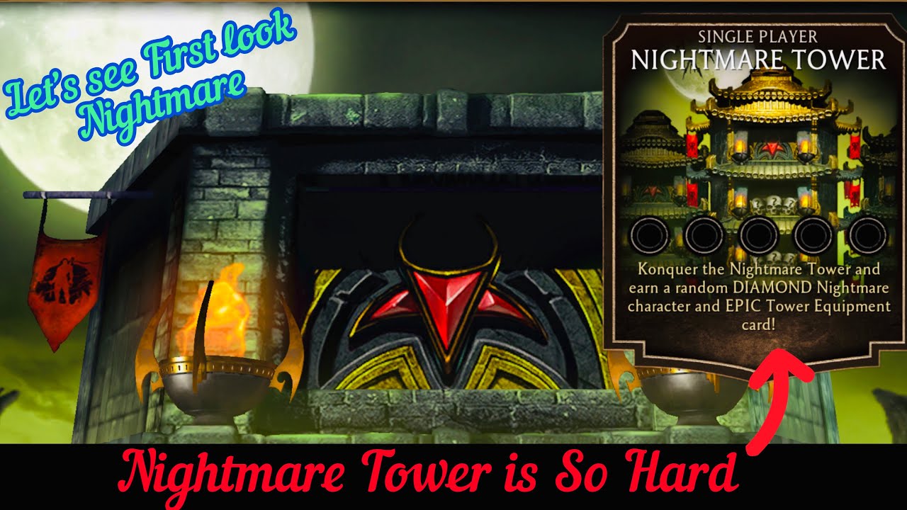 Nightmare Tower All Bosses & Hard Battles Early Access Review | Update 3.0 | MK Mobile