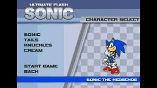 ultimate flash sonic -sonic and his cheat