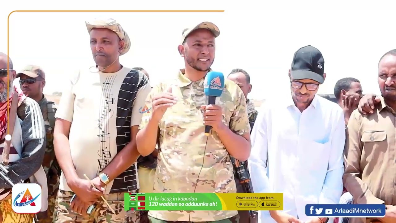 Taliyaha Ciidanka Daraawiishta Degmada Buur-hakaba Maxamed Xasan Aadan Sandheere Oo Ay weheliyaan