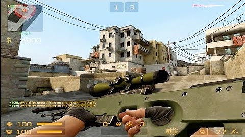 CS Source Offensive - Casual Gameplay - Counter Strike Source w/ CSGO Mod - CSS Mod CSGO Dust 2 Map