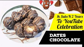 DATES CHOCOLATE | Khajoor ke chocolate | Energy booster | preworkout | post workout |
