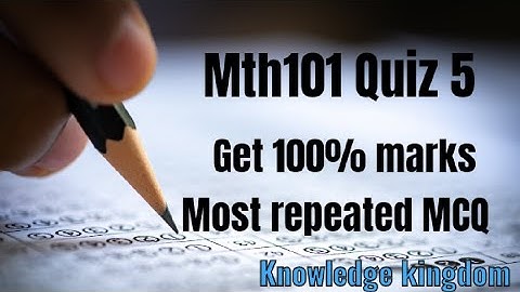 mth101 quiz 5 #vuquiz #virtualuniversity #mathematics #exam #finalpaper2024 #share #subscribe