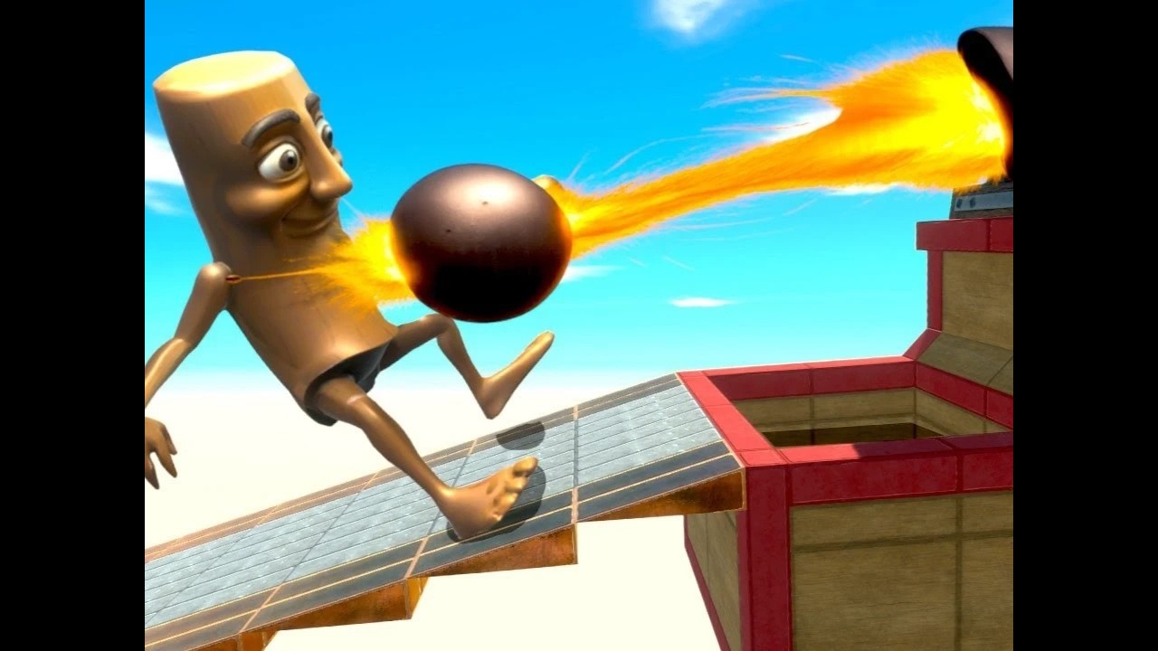 Animal Battle Simulator Cannon Trap Escape! 💣🦈 Can Anyone Defeat the Mini Shark Monster?