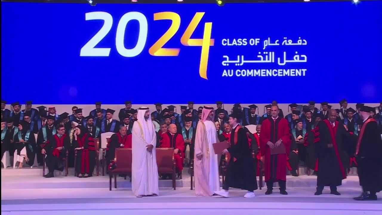 AU Commencement Ceremony - Class of 2024, Second Cohort