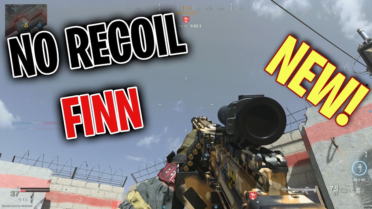 INSANE BEST FINN LMG NO RECOIL! -CLASS SETUP LOADOUT WARZONE -MODERN WARFARE - COD MW