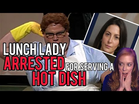 School Lunch Lady ARRESTED for Serving Up HOT DISHES to Students! Chrissie Mayr Reacts