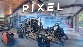 Рама самодельного электромобиля PIXEL готова